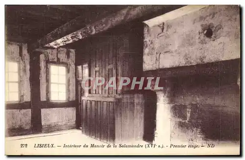 Cartes postales Lisieux Interieur Du Manoir de la Salamandre Premier etage