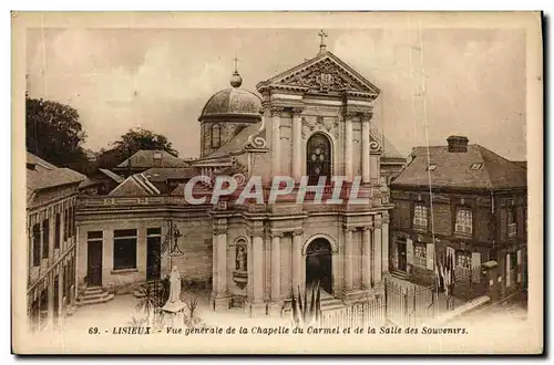 Ansichtskarte AK Lisieux Vue Generale de La Chapelle du Carmet et De La Salle des Souvenirs