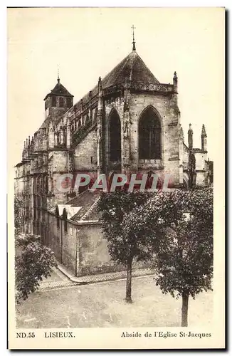 Ansichtskarte AK Lisieux Abside de l Eglise St Jacques