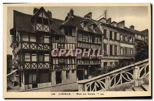 Cartes postales Lisieux Rue Au Char