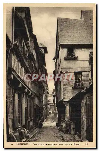 Ansichtskarte AK Lisieux Vieilles Maisons Rue De La Paix