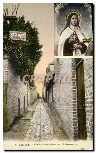 Cartes postales Lisieux Chemin Conduisant Aux Buissonnets