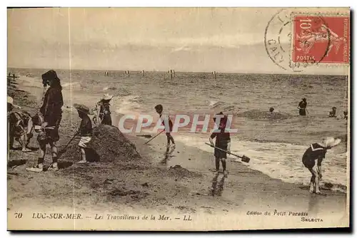 Cartes postales Luc Sur Mer Les Travailleurs de la Mer Enfants