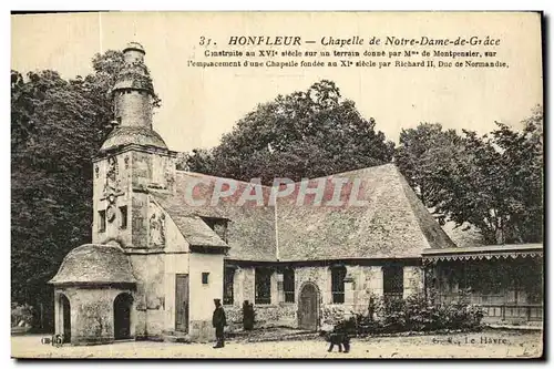 Cartes postales Honfleur Chapelle de Notre Dame de Grace