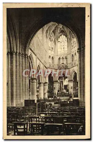 Cartes postales Falaise Interieur de L Eglise de La Trinite Le choeur