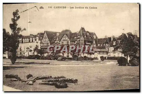 Cartes postales Cabourg Les Jardins du Casino