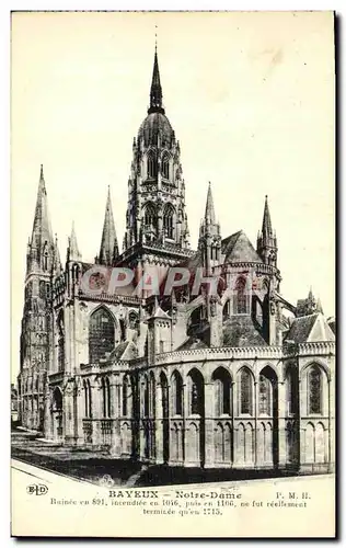 Ansichtskarte AK Bayeux Notre Dame