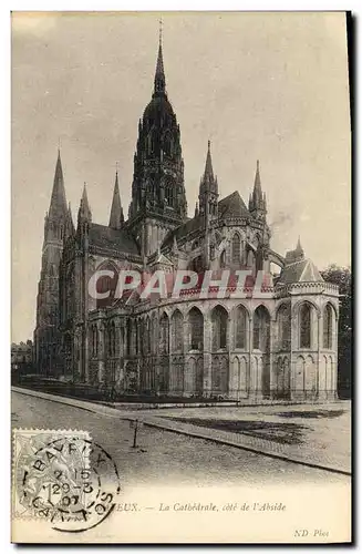 Ansichtskarte AK Bayeux La Cathedrale Cote de l Abside