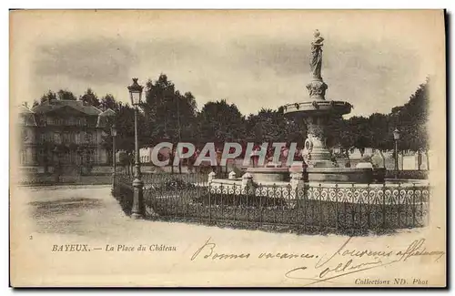 Cartes postales Bayeux La Place du Chateau