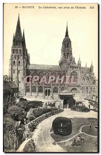 Ansichtskarte AK Bayeux La Cathedrale Vue Prise de l Eveche