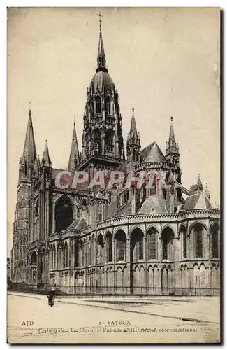 Ansichtskarte AK Bayeux Cathedrale Le Choeur et L Abside