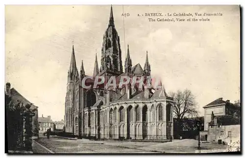 Cartes postales Bayeux La Cathedrale Vue d ensemble