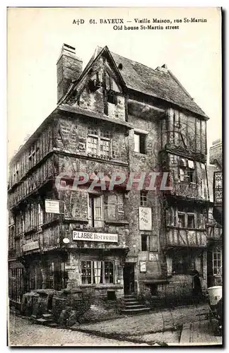 Ansichtskarte AK Bayeux Vieille Maison Rue Saint Martin