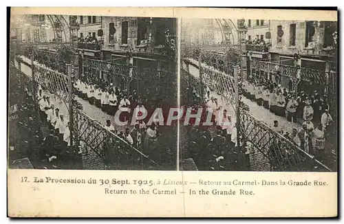 Ansichtskarte AK Lisieux La procession du 30 septembre 1925 Retour du carmel Dans la grande rue