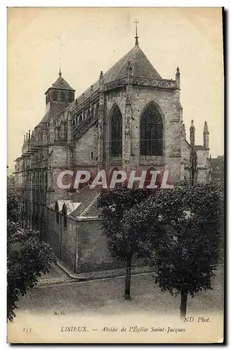 Ansichtskarte AK Lisieux Abside de l Eglise Saint Jacques