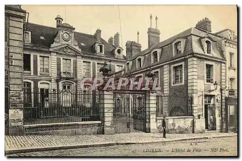 Ansichtskarte AK Lisieux L Hotel de Ville