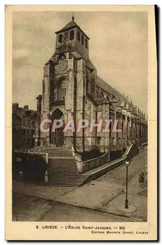 Ansichtskarte AK Lisieux L Eglise Saint Jacques