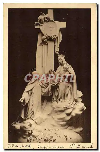 Ansichtskarte AK Lisieux Groupe Sculpte Dominant le Maitre Autel dans La Chapelle des Carmelites