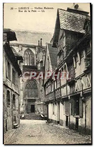 Ansichtskarte AK Lisieux Vieilles Maisons Rue de La Paix