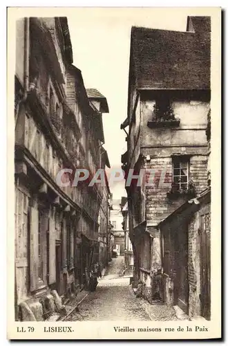 Ansichtskarte AK Lisieux Vieilles Maisons Rue de La Paix