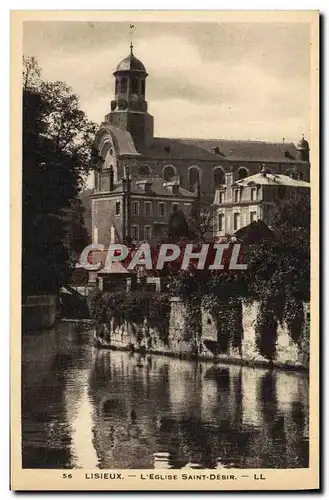 Ansichtskarte AK Lisieux Eglise Saint Desir