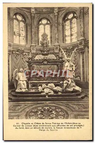 Ansichtskarte AK Chapelle et Chasse de Sainte Therese de L Enfant Jesus au Carmel de Lisieux