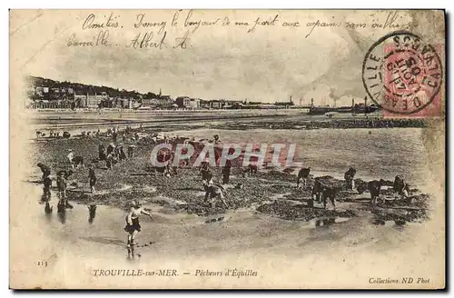 Cartes postales Trouville Sur Mer Pecheurs d Equilles