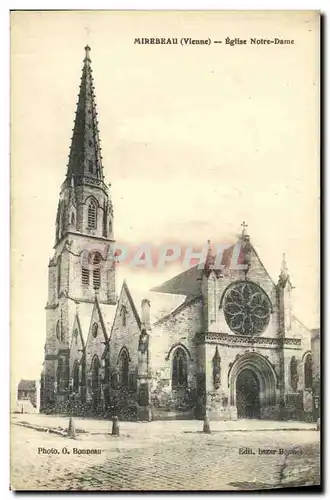 Cartes postales Mirebeau Eglise Notre Dame