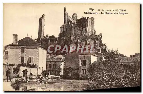 Cartes postales Chauvigny Le Chateau des Eveques