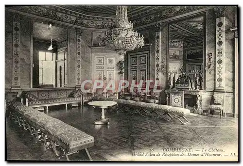 Ansichtskarte AK Compiegne Le Chateau Grand Salon de Reception des Dames d Honneur