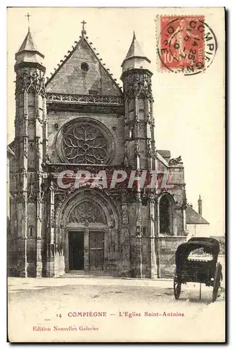 Ansichtskarte AK Compiegne L Eglise Saint Antoine