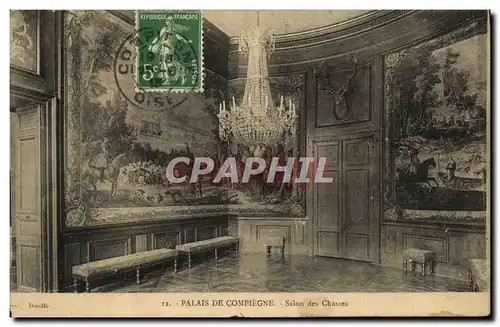 Ansichtskarte AK Compiegne Palais Salon des Chasses