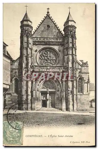 Ansichtskarte AK Compiegne L Eglise Saint Antoine