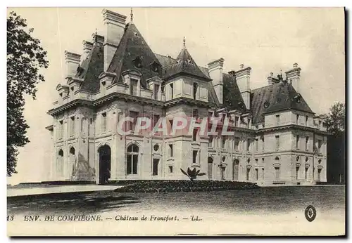 Ansichtskarte AK Environs de Compiegne Chataeau de Francfort