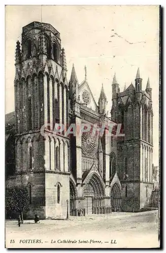 Cartes postales Poitiers La Cathedrale Saint Pierre