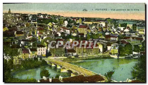 Cartes postales Poitiers Vue Generale de la Ville