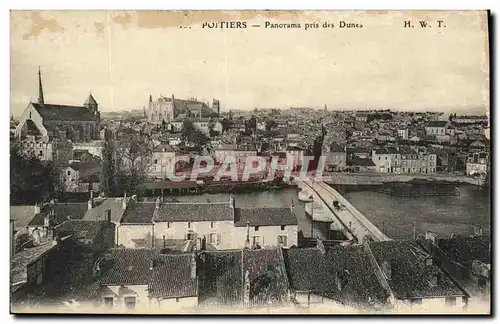 Ansichtskarte AK Poitiers Panorama pris des Dunes