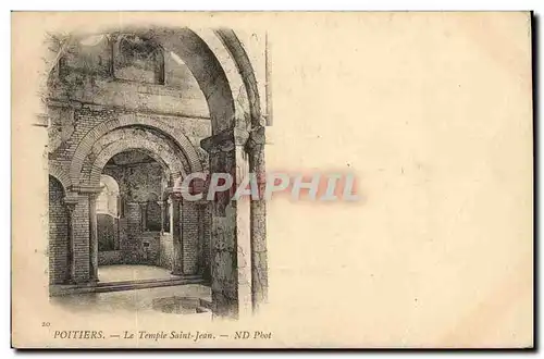 Cartes postales Poitiers Le Temple Saint Jean