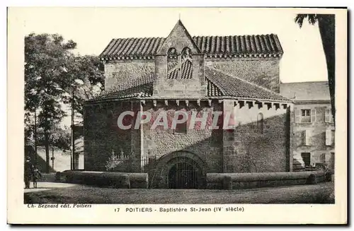 Cartes postales Poitiers Baptistere St Jean 4eme