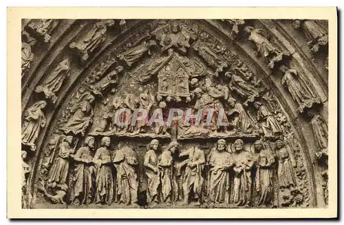 Cartes postales Poitiers Cathedrale Saint Pierre Tympan de la Porte Sud Histoire de Saint Thomas