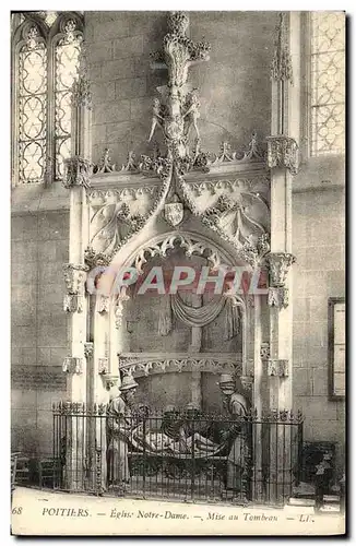 Cartes postales Poitiers Eglise Notre Dame Mise au Tombeau