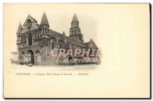 Cartes postales Poitiers L Eglise Notre Dame la Grande