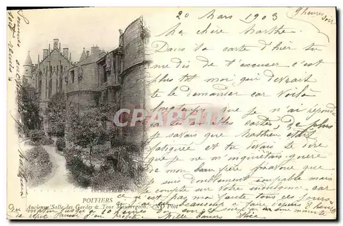 Cartes postales Poitiers Ancienne salle des gardes et tour Maubergeon