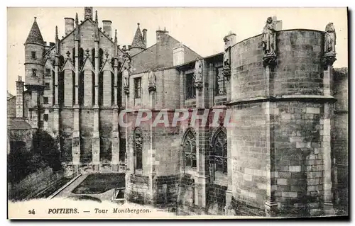 Cartes postales Poitiers Tour Montbergeon