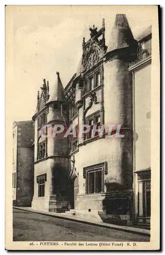 Cartes postales Poitiers Faculte des Lettres