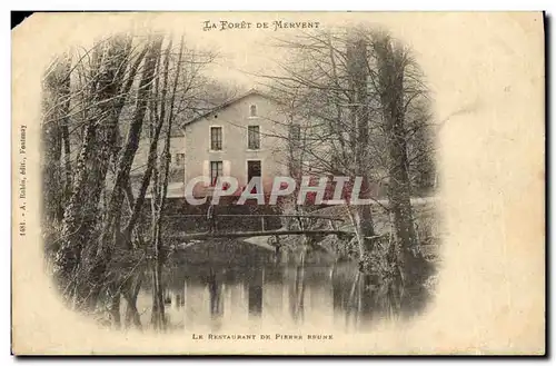 Cartes postales La Foret De Mervent le restaurant de la pierre brune