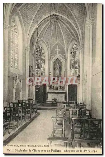Ansichtskarte AK Petit Seminaire de Chavagnes en Paillers Chapelle de la Ste Vierge