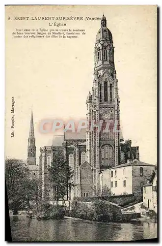 Cartes postales Saint Laurent Sur Sevre L Eglise
