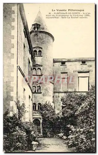 Cartes postales Fontenay Le Comte Arc en hotel du gouverneur de Fontenay