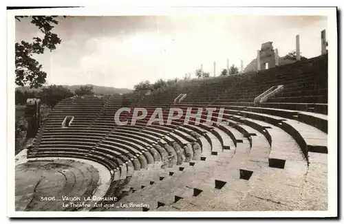 Cartes postales Vaison La Romaine Le theatre antique Les gradins